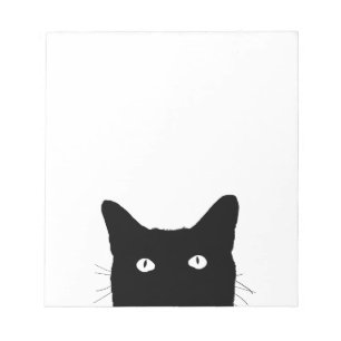 Bloco De Notas Eu ver o gato clicar para selecionar sua decoraç