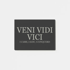 Bloco De Notas Eu vim, mim vi, mim conquistei - a luz