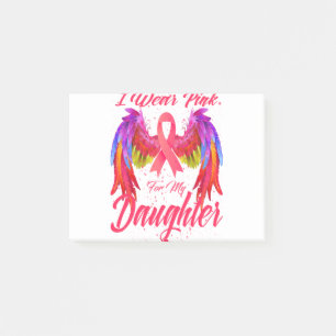 Bloco De Notas Eu Visto Rosa Para Minha Filha Asas Cancer De Mama