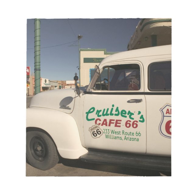 Bloco De Notas EUA, Arizona, Williams: Cruisers Cafe 66 Old (Frente)