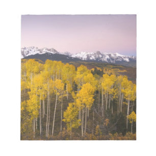 Bloco De Notas EUA, Colorado, Montanhas Rochosas. Amanhecer em S