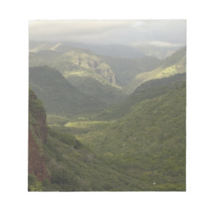 Bloco De Notas EUA, Havaí, Kauai, Vista geral do Canyon. (RF)