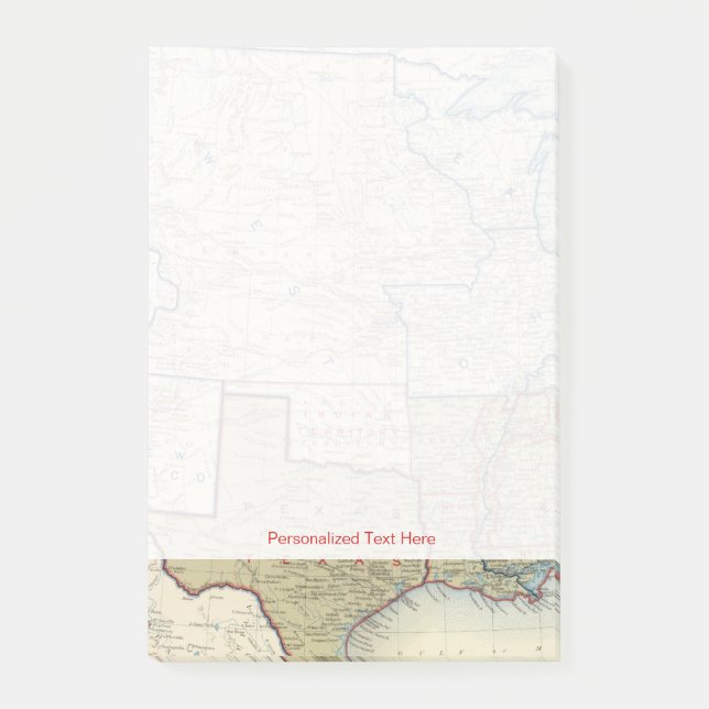 Bloco De Notas EUA junho de 1861 (Frente)