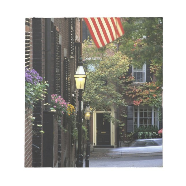 Bloco De Notas EUA, Massachusetts, Boston, Beacon Hill. (Frente)
