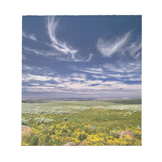 Bloco De Notas EUA, Oregon, Steens Mountain. Primavera desabrocha (Frente)
