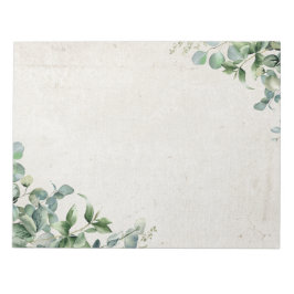 Bloco De Notas eucalipto grande