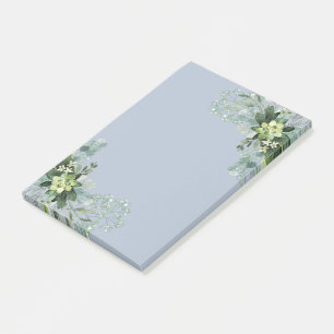 Bloco De Notas Eucalyptus Greenery Bebês Folhagem de Casamento Re