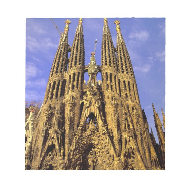 Bloco De Notas Europa, Espanha, Barcelona, Sagrada Família (Frente)