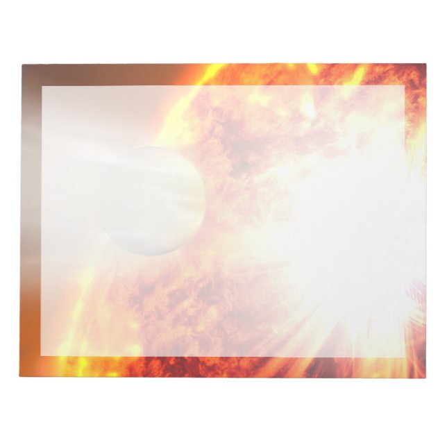 Bloco De Notas Evaporação da atmosfera de Hd 189733b (Frente)