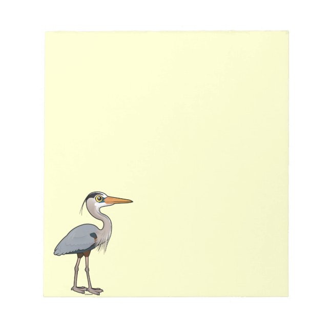 Bloco De Notas Excelente Blue Heron (Frente)