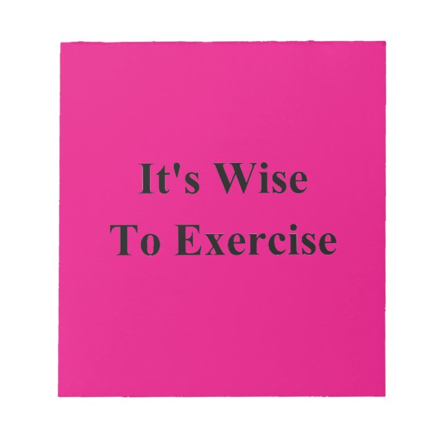 Bloco De Notas Exercício (Frente)