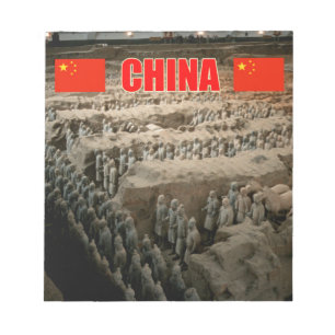Bloco De Notas Exército de Terracotta da CHINA