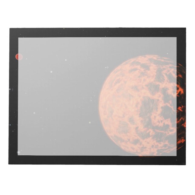 Bloco De Notas Exoplaneta Ucf-1.01 Orbitando Uma Estrela Chamada  (Frente)