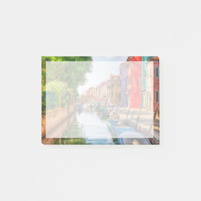 Bloco De Notas Explore o Charme Vibrante de Burano (Frente)