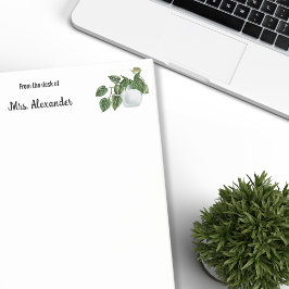 Bloco De Notas Fábrica De Aquarelas Moderna Da Mesa Do Sticky