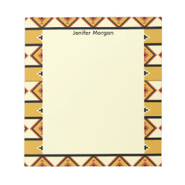 Bloco De Notas Fabrics Border Stylish Patterns Personalized