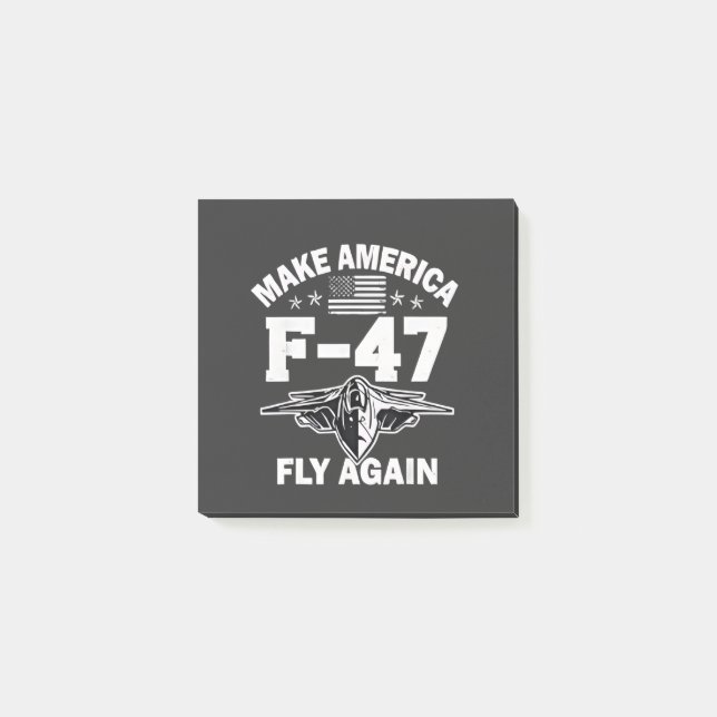 Bloco De Notas Faça a América F-47 voar novamente 4 de julho (Frente)