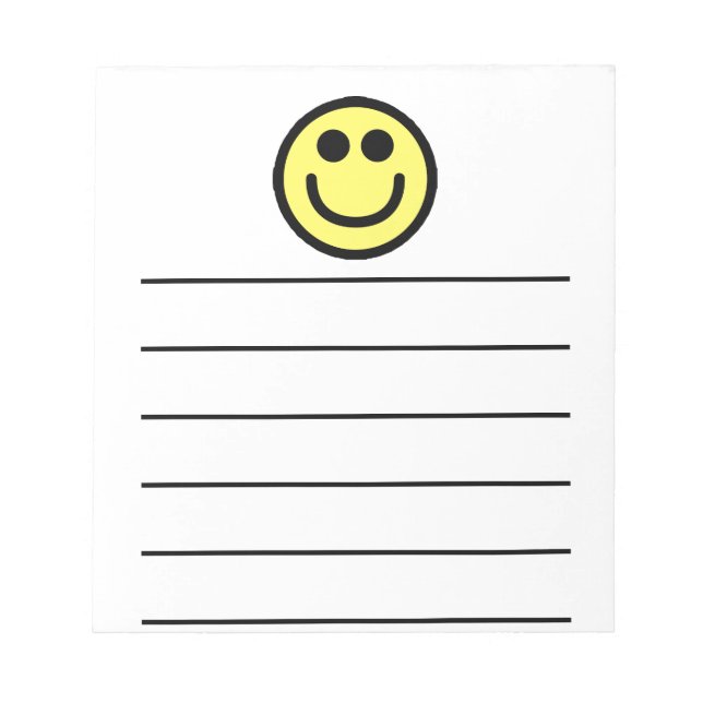 Bloco De Notas Face Clássica Amarela (Frente)