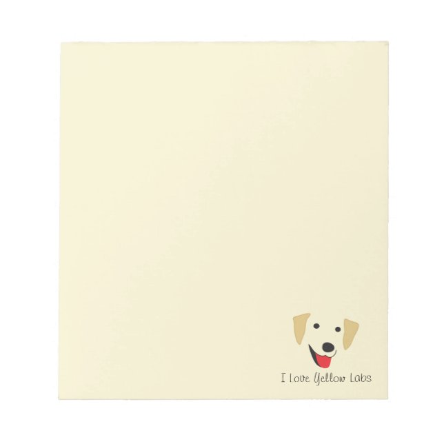 Bloco De Notas Face de Laboratório Amarelo (Frente)