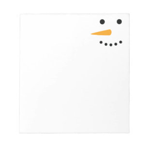 Bloco De Notas Face de Neve
