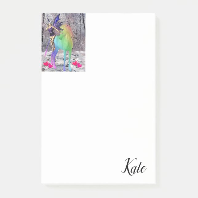 Bloco De Notas Fada dos Post-it Notes (Frente)