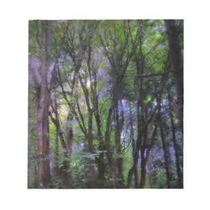 Bloco De Notas Fairy Lights Surreal Forest