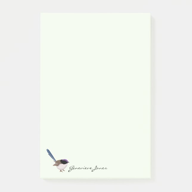 Bloco De Notas Fairy Wren (Frente)
