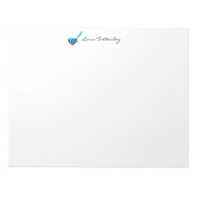 Bloco De Notas Fairy Wren (Frente)