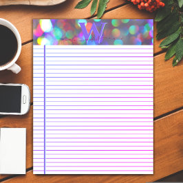 Bloco De Notas Faíscas Multicolores