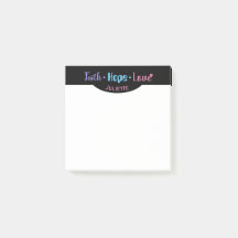 Faith Hope Love Heart Inspirational Christian 3x3