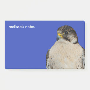Bloco De Notas Falcão do híbrido de Gyrfalcon Saker