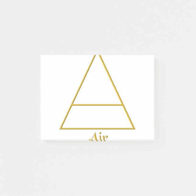 Bloco De Notas Falln Pagan Air Element Symbol (Frente)