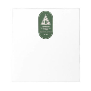 Bloco De Notas Família Personalizada Uma Cabina de Quadro A