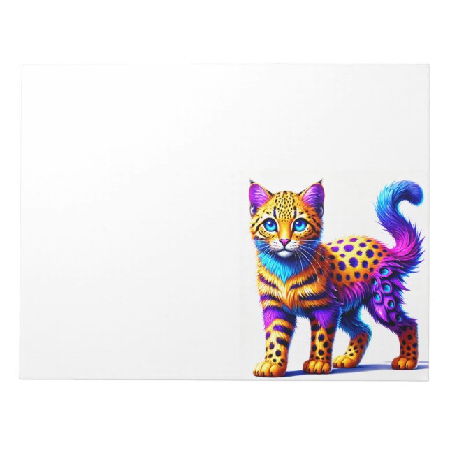 Bloco De Notas Fantasy Cat (Frente)