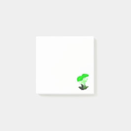 Bloco De Notas Fantasy Chanterelle Glossudo Cogumelo Verde