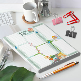 Bloco De Notas Fantasy Fada Borboleta Cogumelo com Pensamento Ver