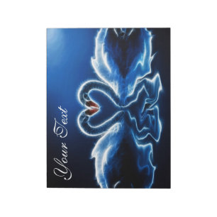 Bloco De Notas Fantasy Swans Notepad