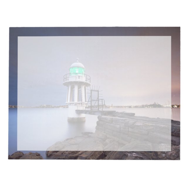 Bloco De Notas Faróis | Farol de Cremorne Point Austrália (Frente)