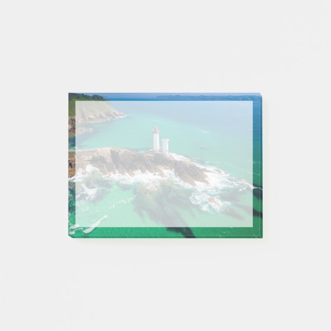 Bloco De Notas Faróis | Farol Finistère Brest Bretagne (Frente)