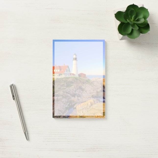 Bloco De Notas Faróis | Farol Rockport Maine (Escritótio)
