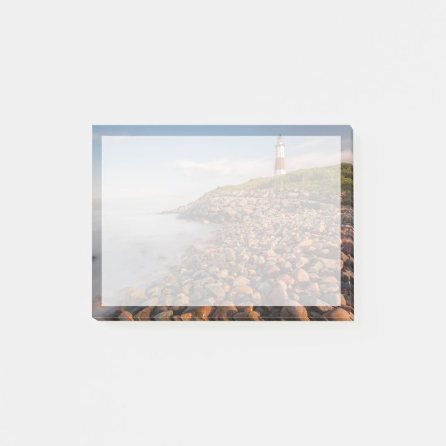 Bloco De Notas Faróis | Montauk Point Long Island (Frente)