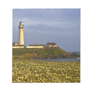Bloco De Notas Farol em Pigeon Point State Beach em San