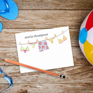 Bloco De Notas Fatos de verão bonitos e coloridos divertimento ce