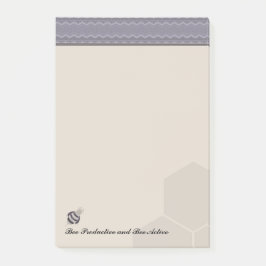 Bloco De Notas Favo | Favo Chevron Abelha Produtiva