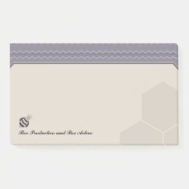 Bloco De Notas Favo | Favo Chevron Abelha Produtiva