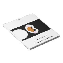 Bloco De Notas Favor do Partido do Bar de Penguin Candy de Natal