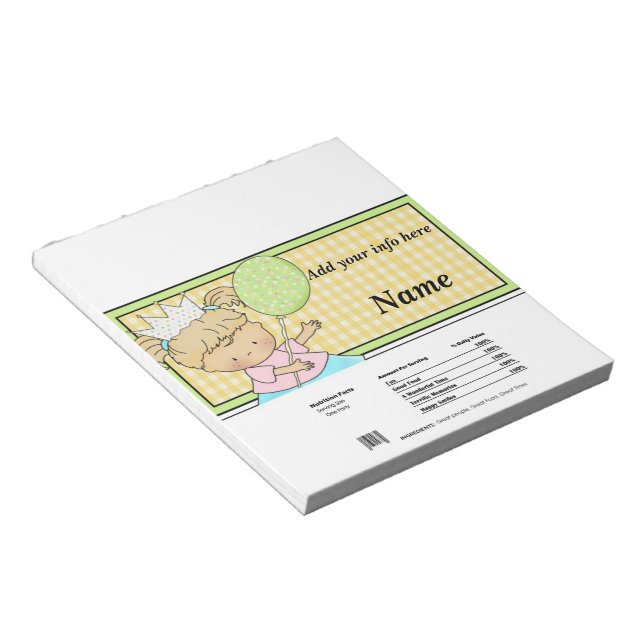 Bloco De Notas Favoritos para festas de Invólucro de Bar da Princ (Inclinado)