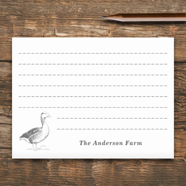 Bloco De Notas Fazenda (Farm Goose Post-it Notes)