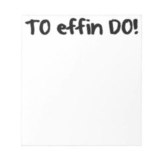 Bloco De Notas Fazer Lista Para EFFIN DO! Listando Tarefas Funçõe