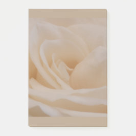 Bloco De Notas Fechamento de Rosa de Creme Colorido